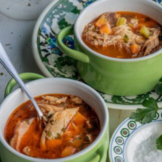 Huehnersuppe_Gemuese